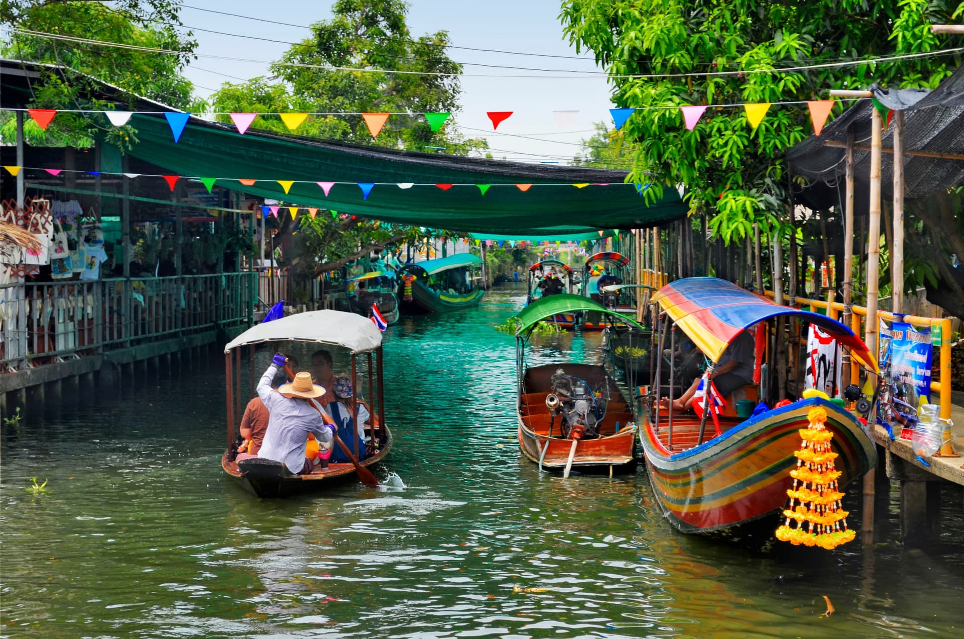 Schwimmender Markt Khlong Lat Mayom