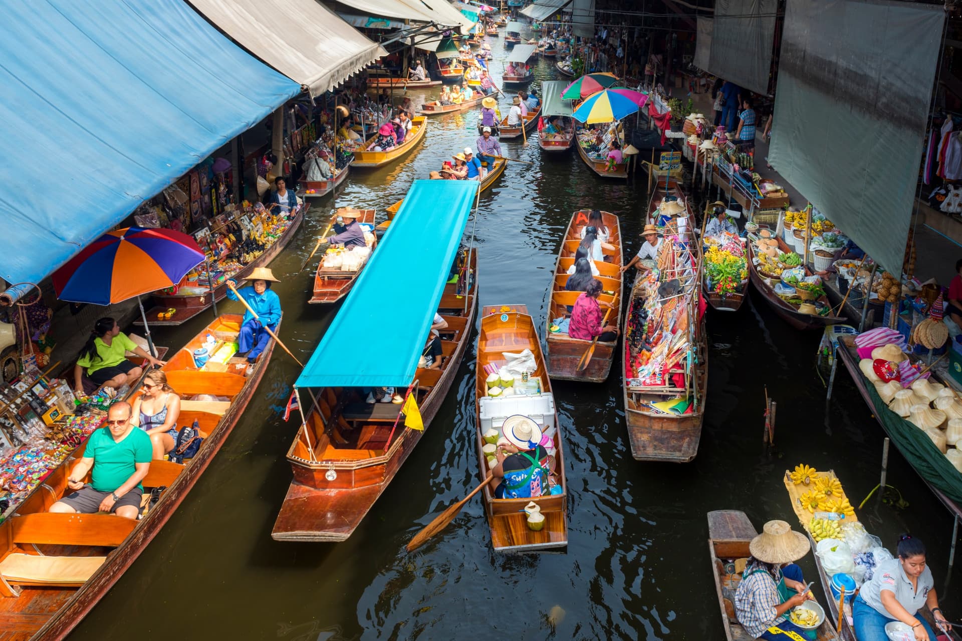 Schwimmender Markt von Khlong Bang Luang