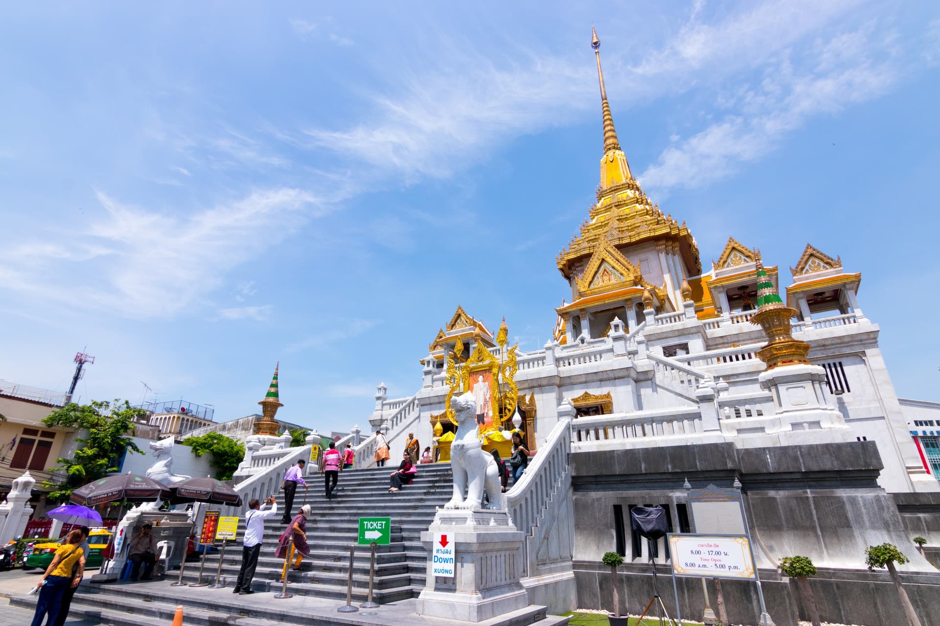 Das Wat Traimit oder der Tempel des Goldenen Buddha